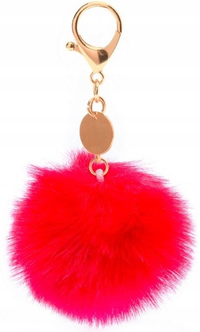 

Maskotka Brelok pompon czerwony - 7cm