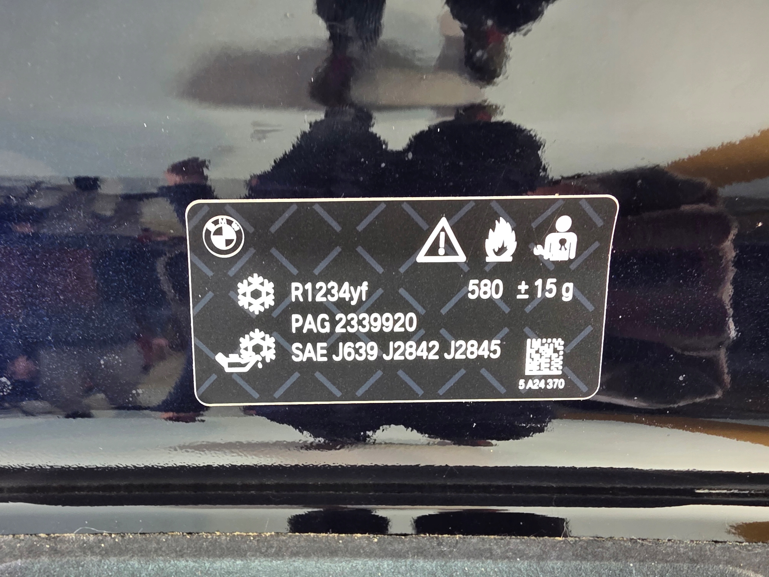 cofano BMW X5 G05 X6 G06 LCI 416 CARBONSCHWARZ