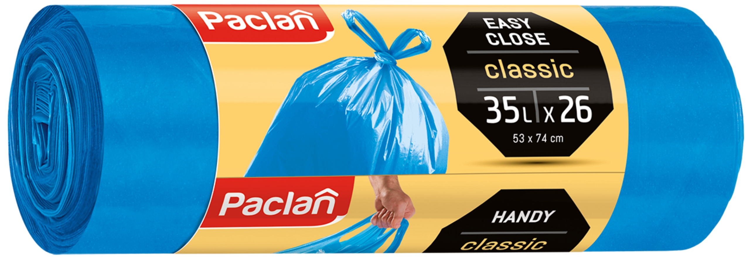 Paclan Pytle na odpadky Classic s ušima 35L 26 Ks.