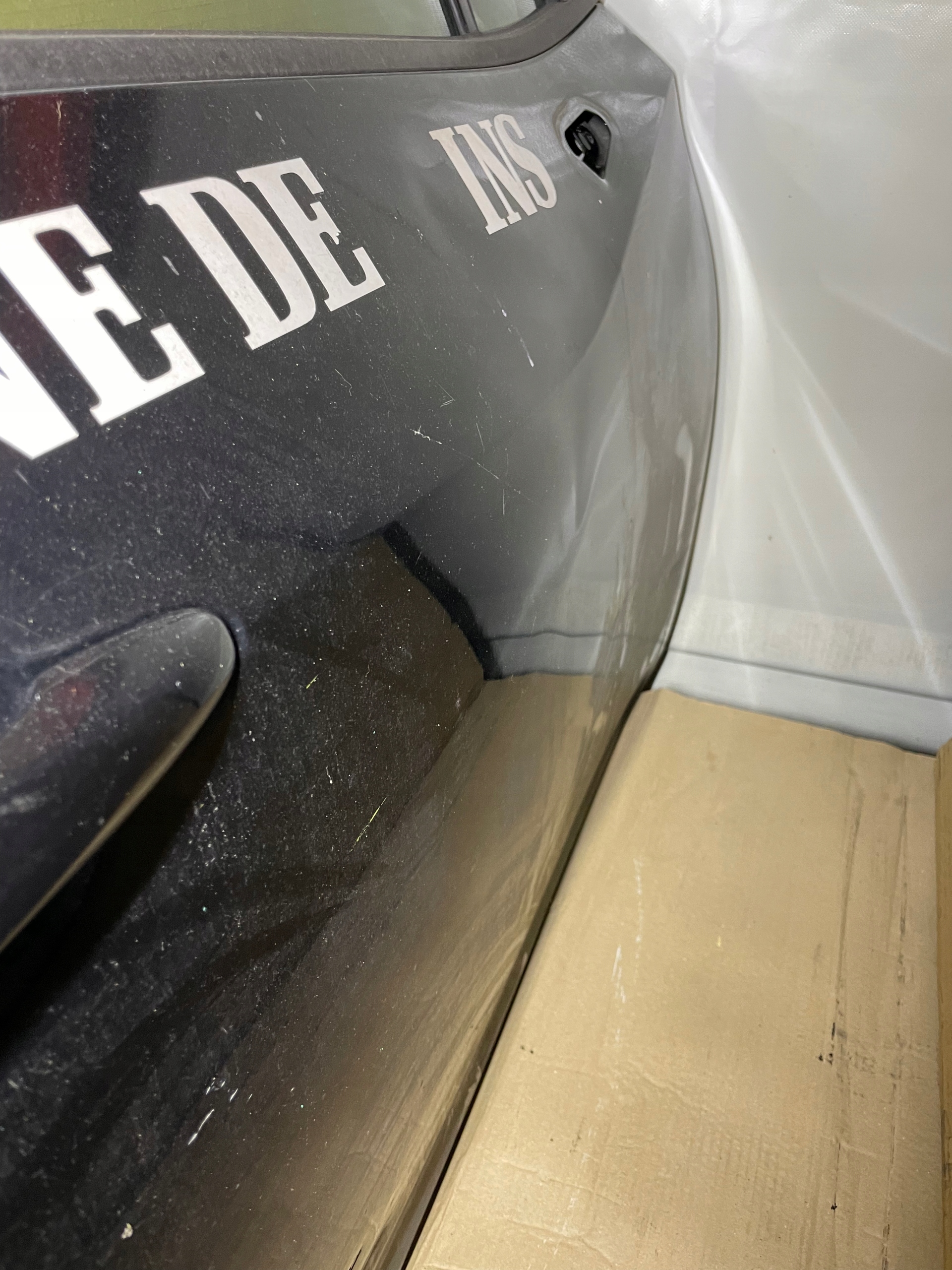 NISSAN MICRA K14 DOOR FRONT RIGHT FRONT BLACK,