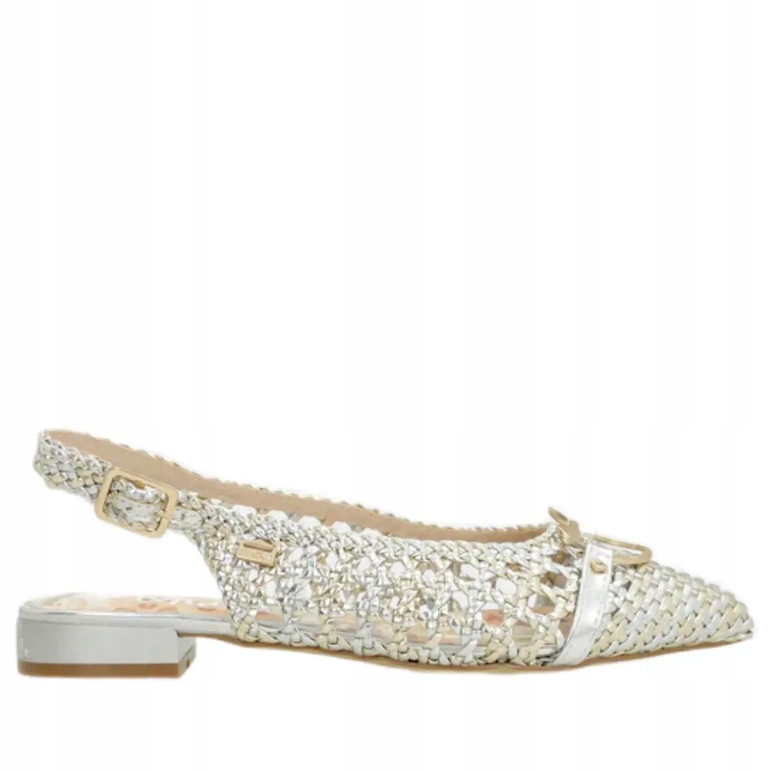 Dámské baleríny Anekke 40383-82 38, Stříbro