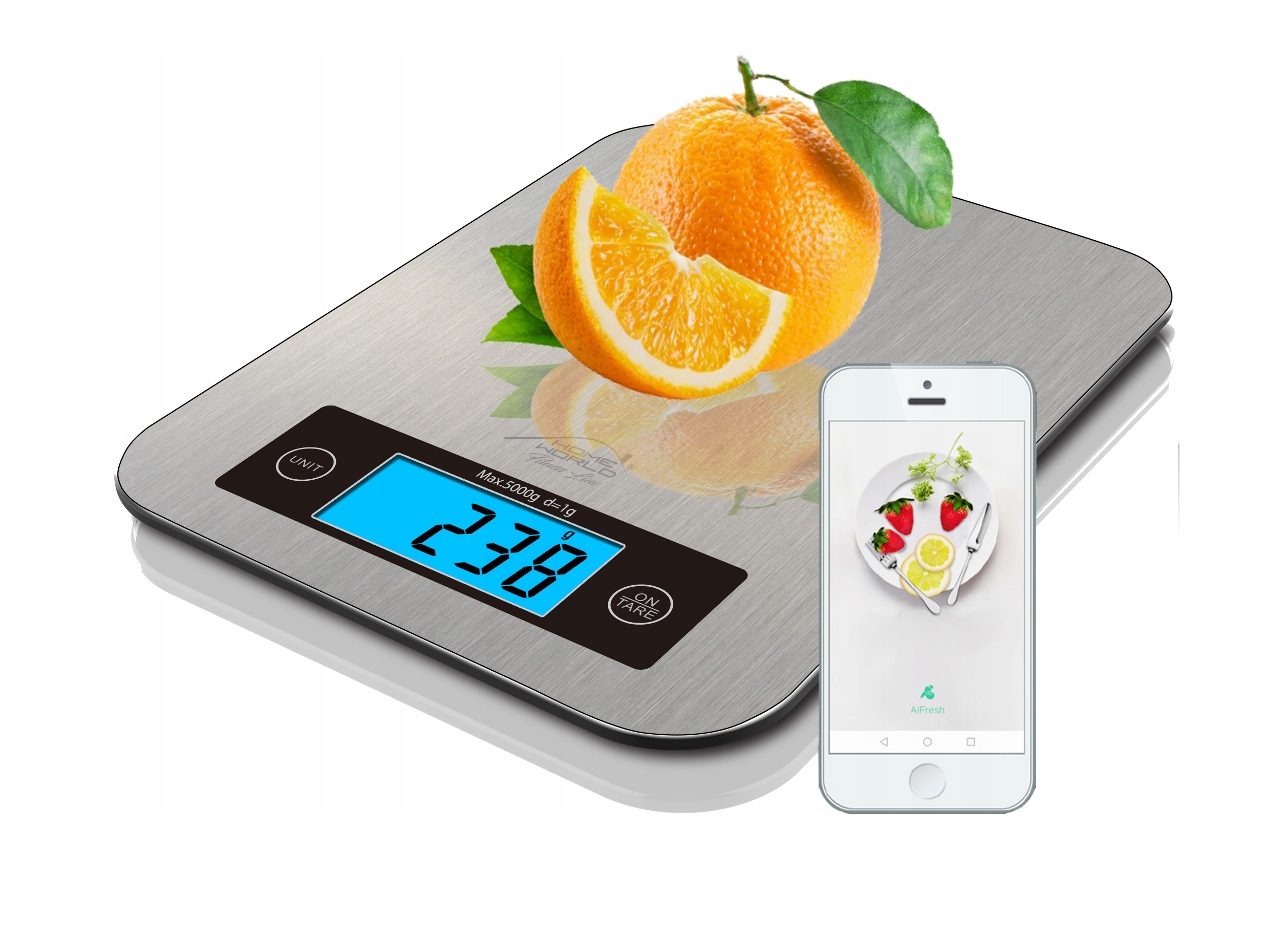 

Waga Kuchenna Elektroniczna FIT022 Bluetooth 5kg