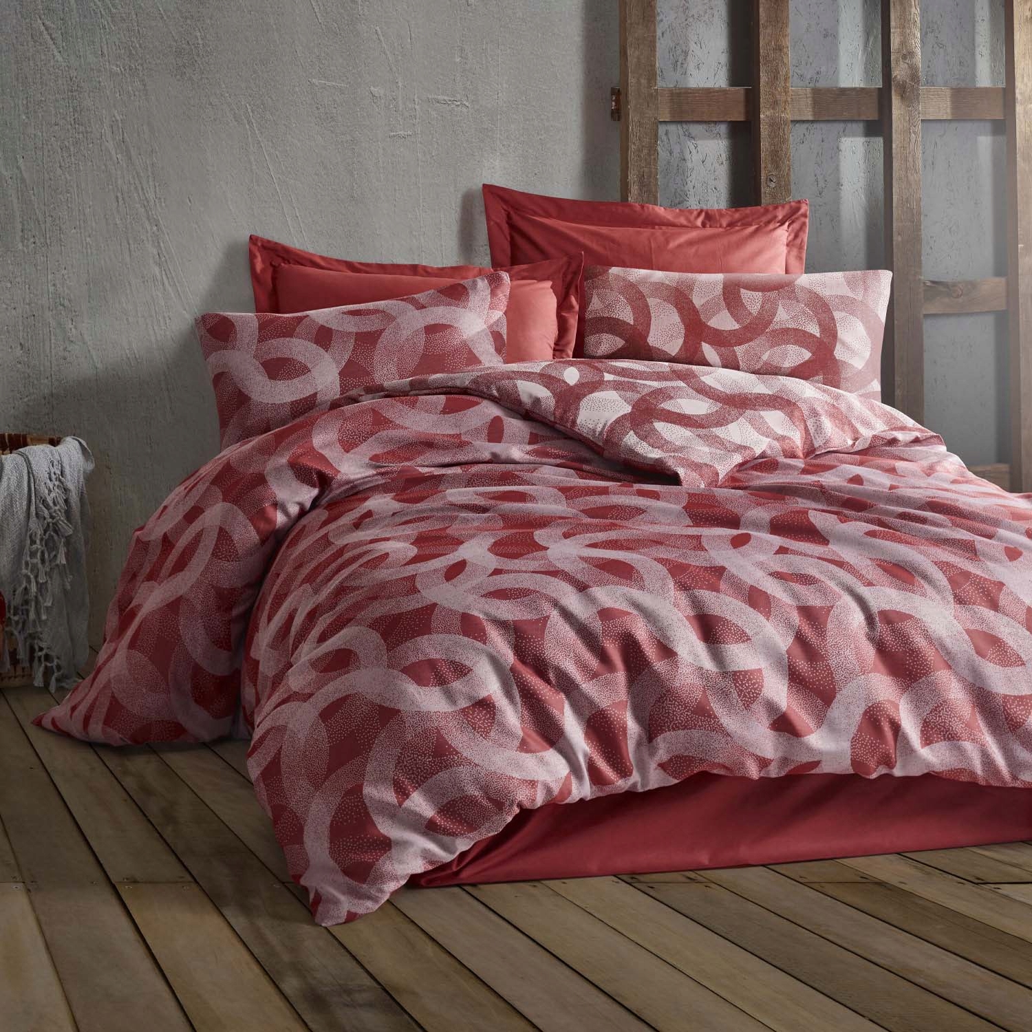 Posteľná Bielizeň bavlnená Spoty TERRA/220x200 Cottonlove Jacquard