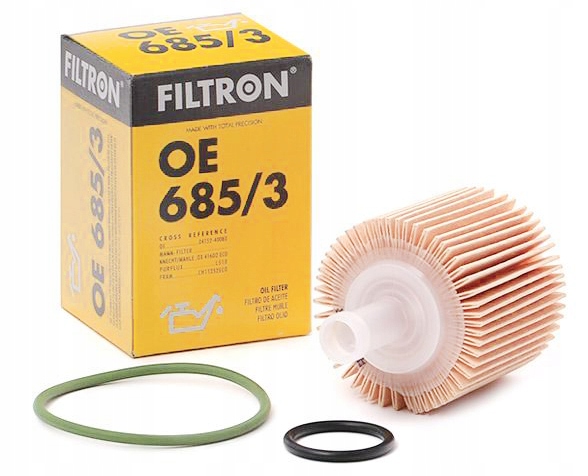

Filtron Oe 685/3 Filtr oleju Toyota Yaris Corolla