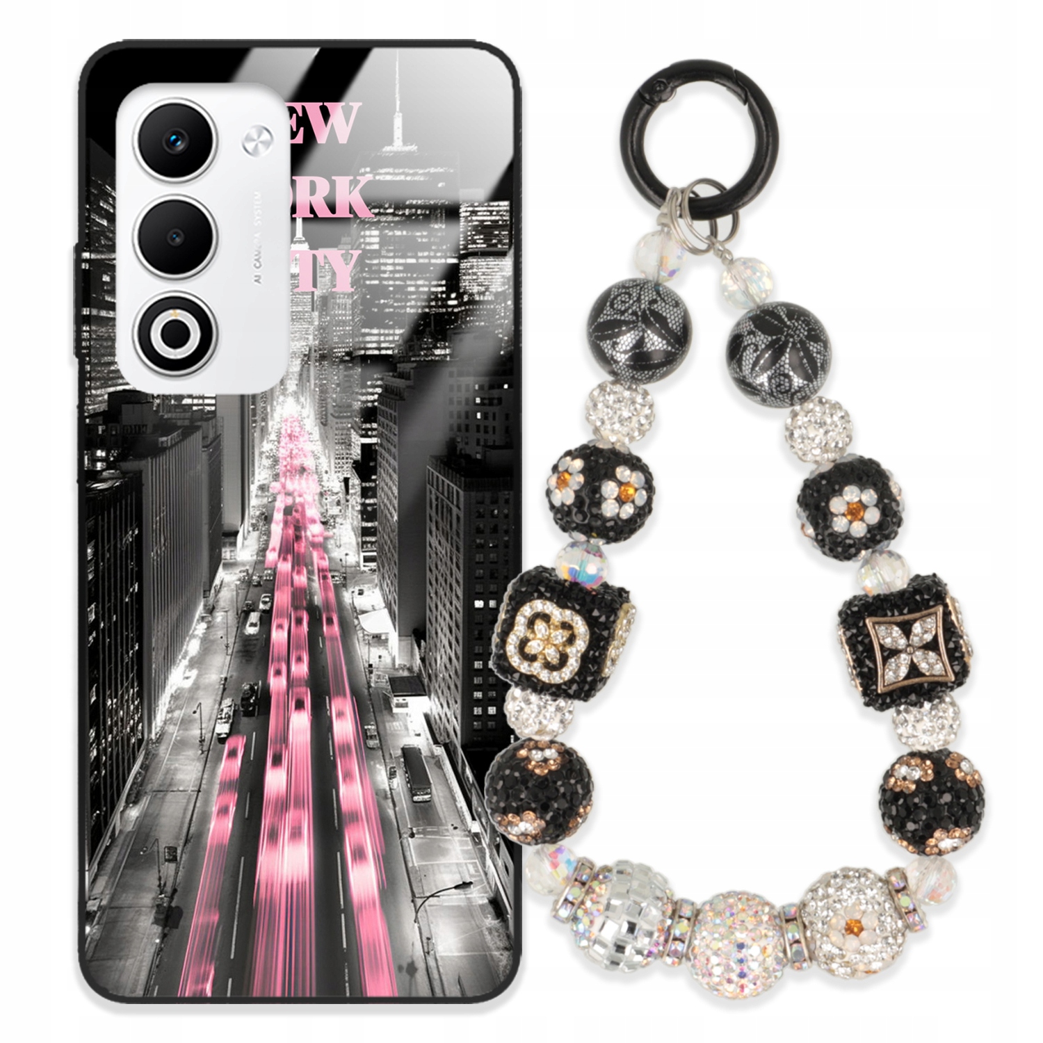 Puzdro Na Oppo A5 5G Case Glass| Kľúčenka Elegantné Prémiový Dizajn Puzdra