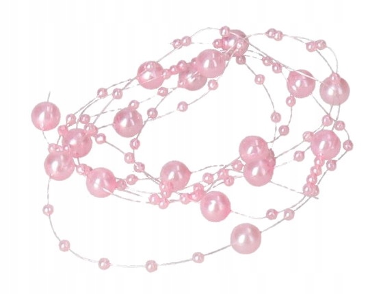 

Girlanda Perełkowa Perełki Koraliki Na Żyłce 130CM