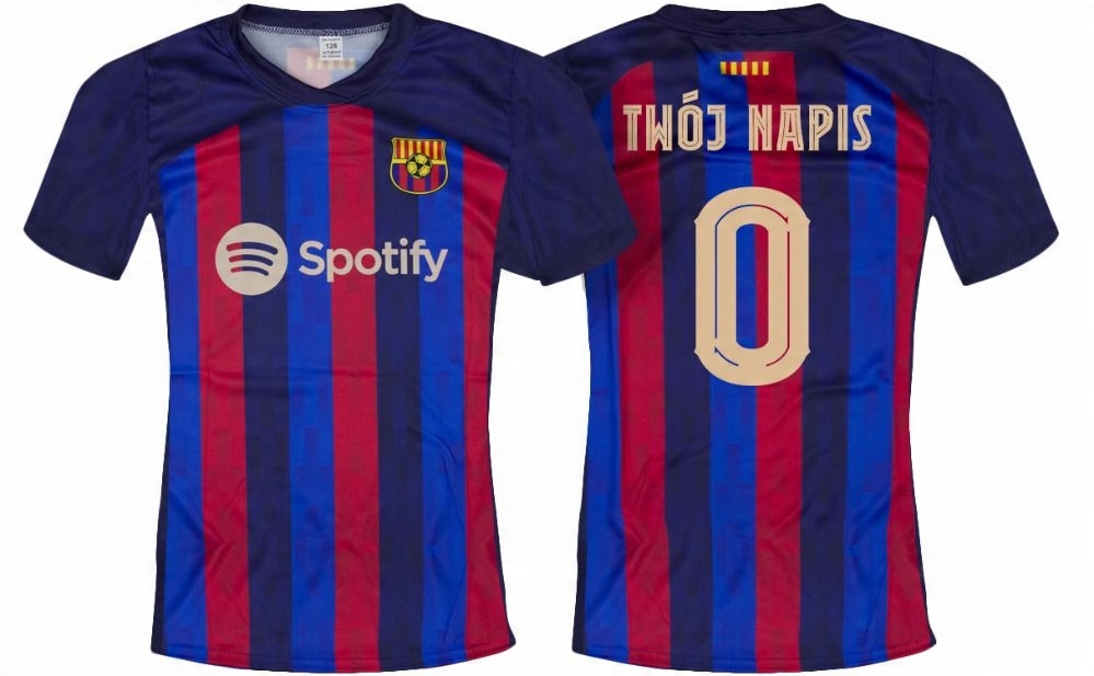 

Koszulka Barcelona Twój Nadruk Lewandowski 9 158