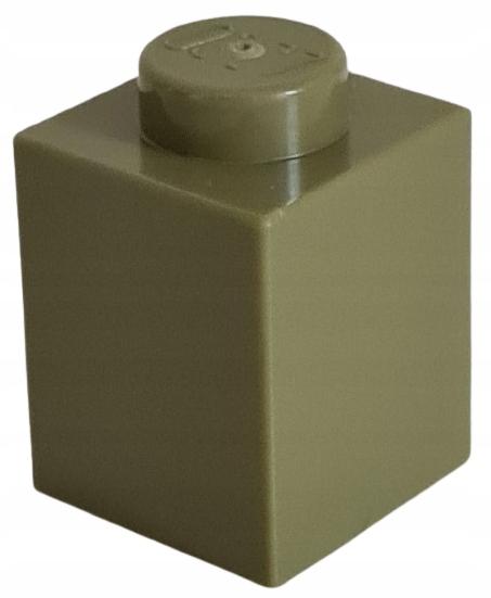 

Lego 6058242 3005 1x1 Klocek Brick Olive Green