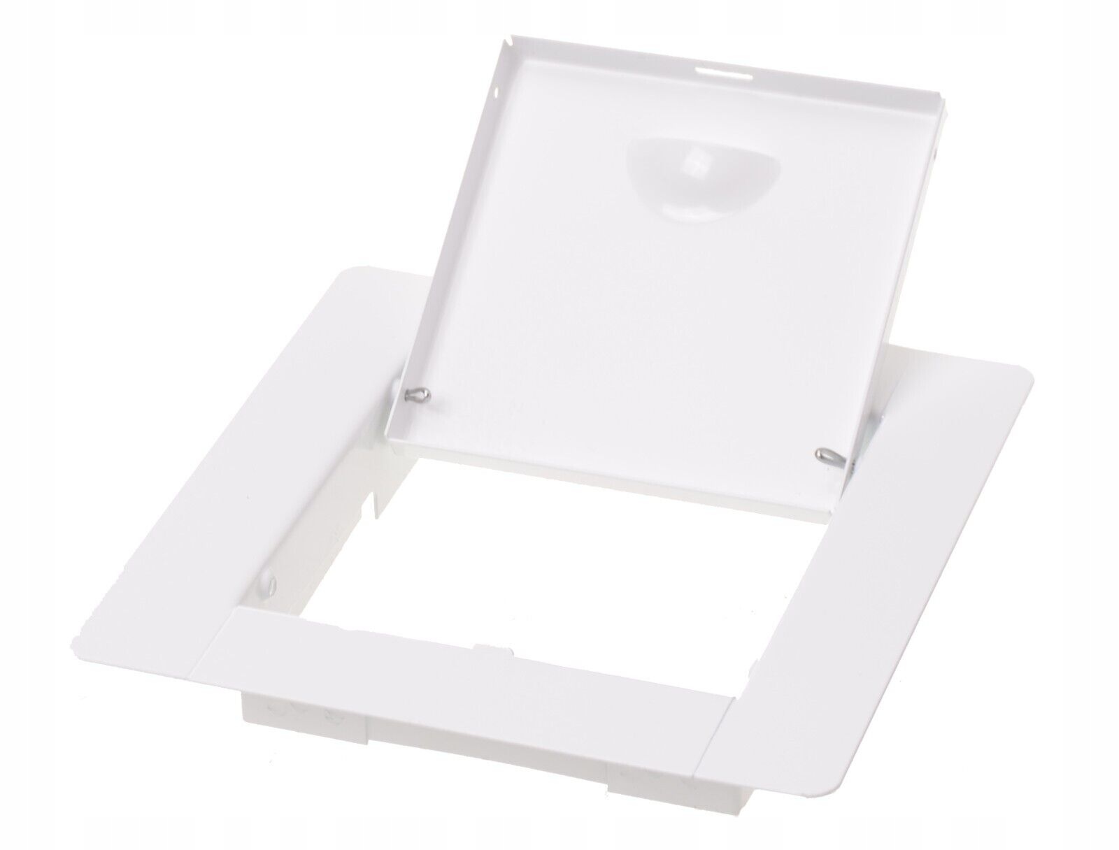 DRZWICZKI REWIZYJNE BIAŁE METALOWE NA ZATRZASK 20X20cm Marka inna