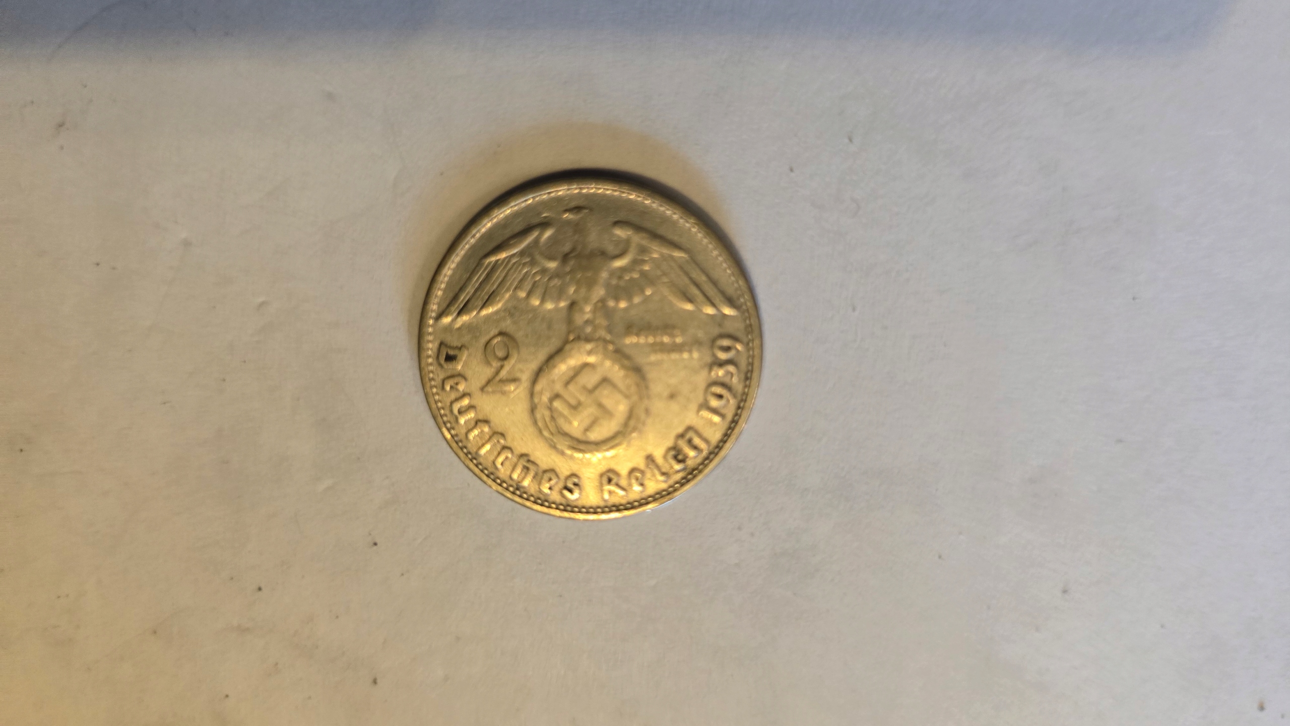 STARA ZABYTKOWA MONETA Niemcy, III Rzesza. 2 Marki 1939 Hindenburg