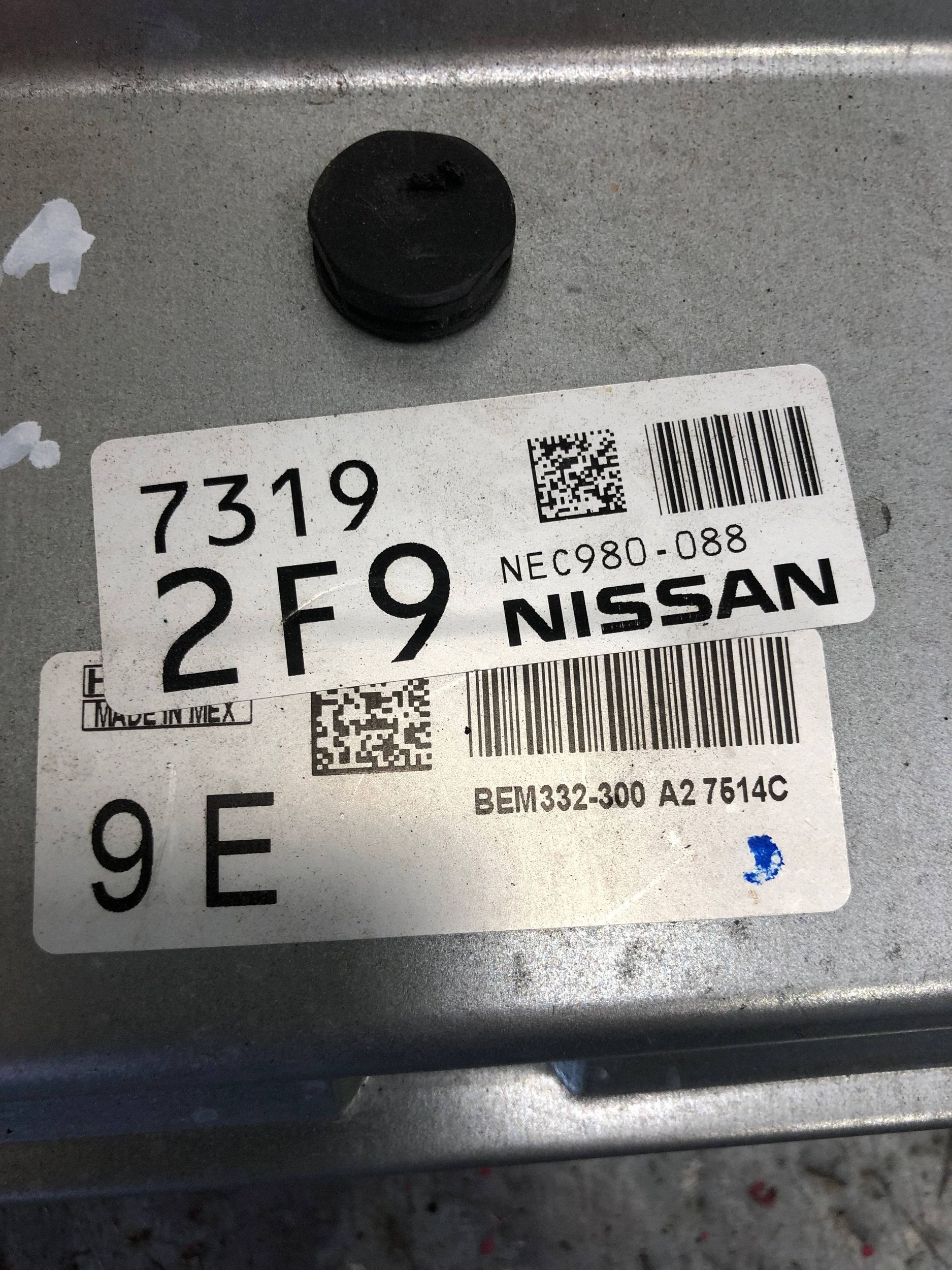 computer motore 1.6 HR16 NISSAN VERSA berlina NEC980-088