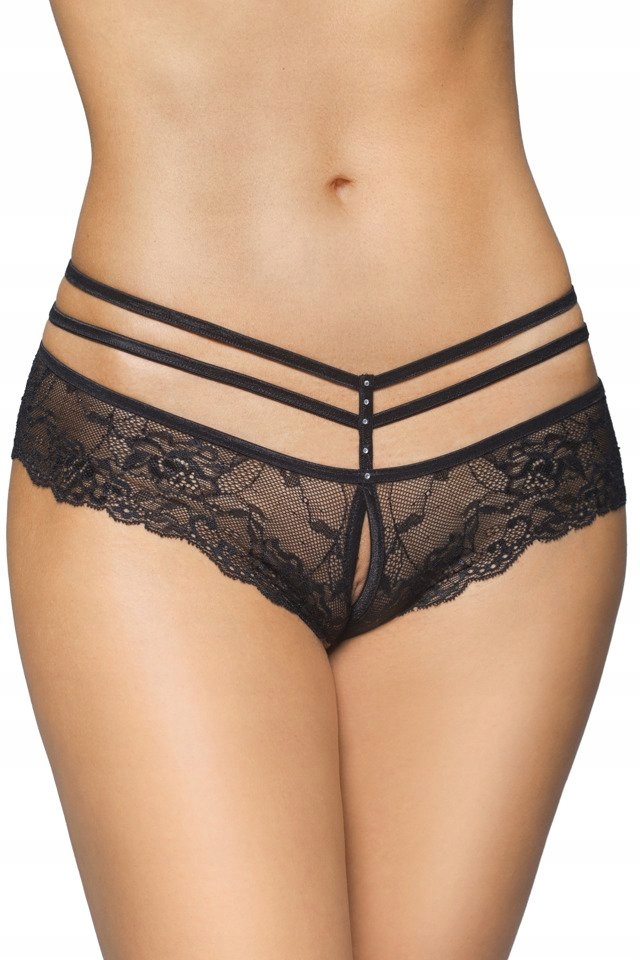 

Otwarte Figi Damskie Soft Line 2476 Czarne S/m