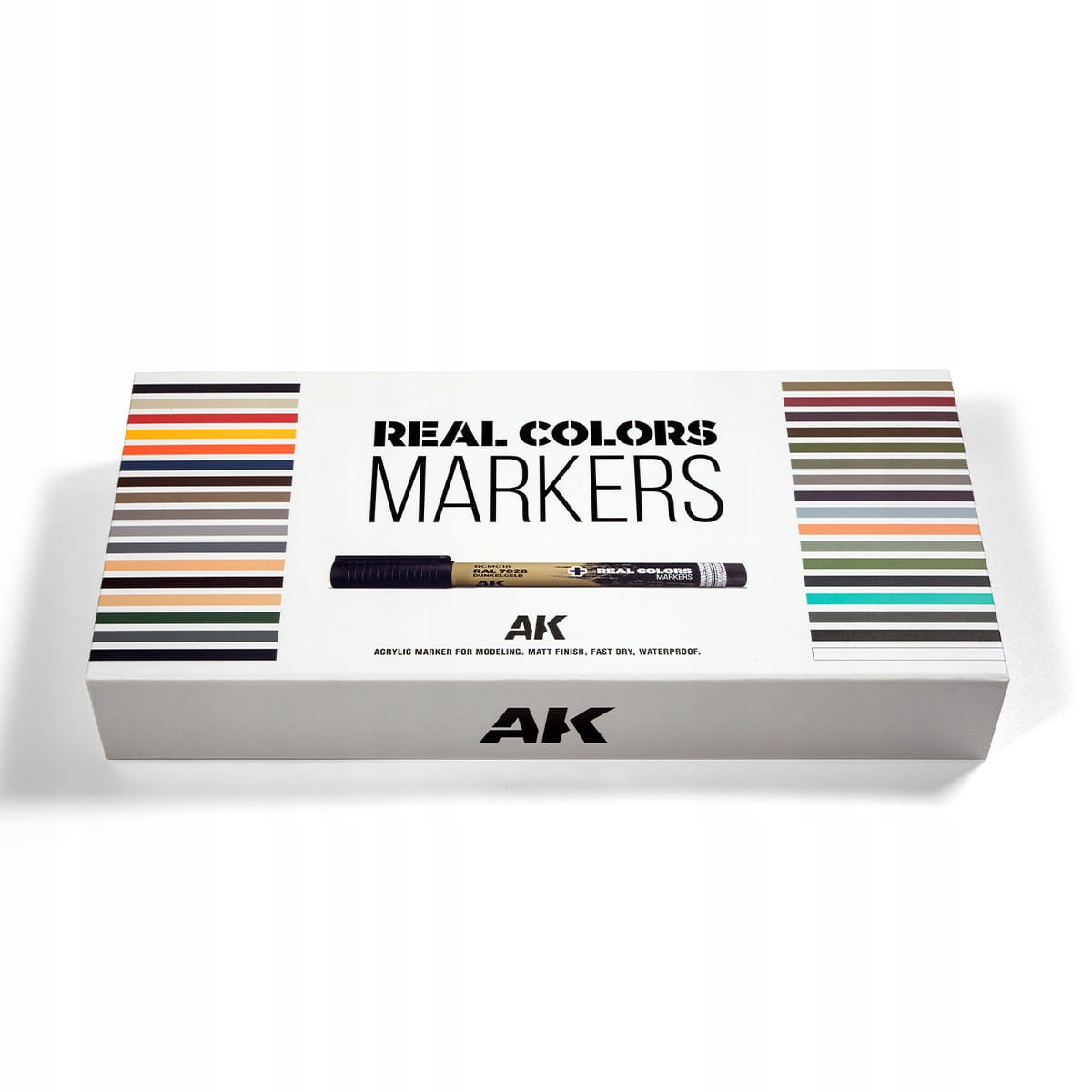 Ak Interactive RCM150 Sada fixů Real Colors Special Box 34 barev