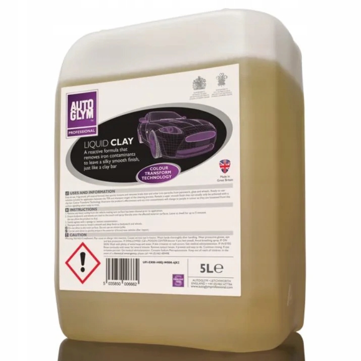 Autoglym Liquid Clay 5L deironizer na lak, kvapalina na disky, neutrálne pH