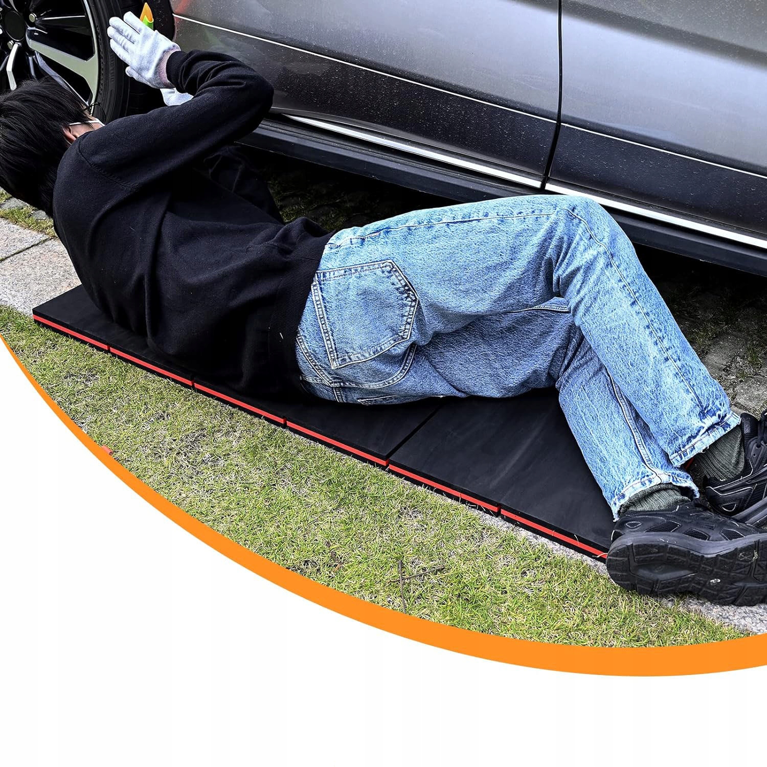 MATA WARSZTATOWA ROBOCZA SKŁADANA PODKŁADKA LEŻANKA 1200X455X23MM Kod producenta S-12MWM