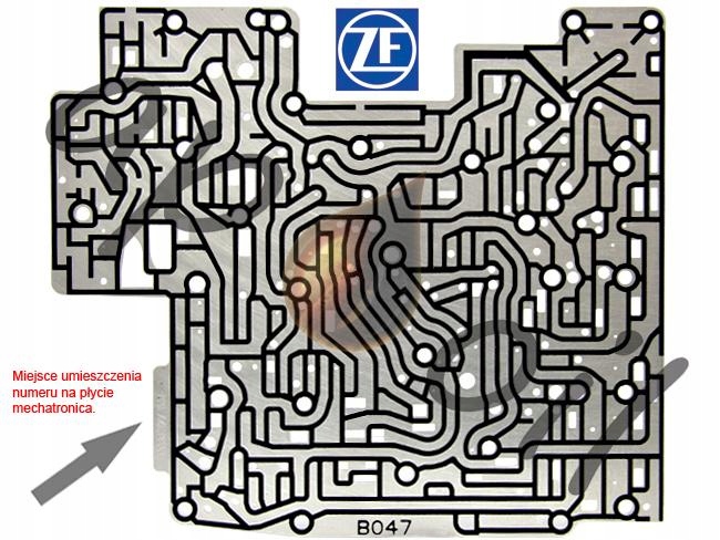 PLYTA SEPARACYJNA SEPARATOR MECHATRONIC ZF 6HP26 Gearbox type Automatic