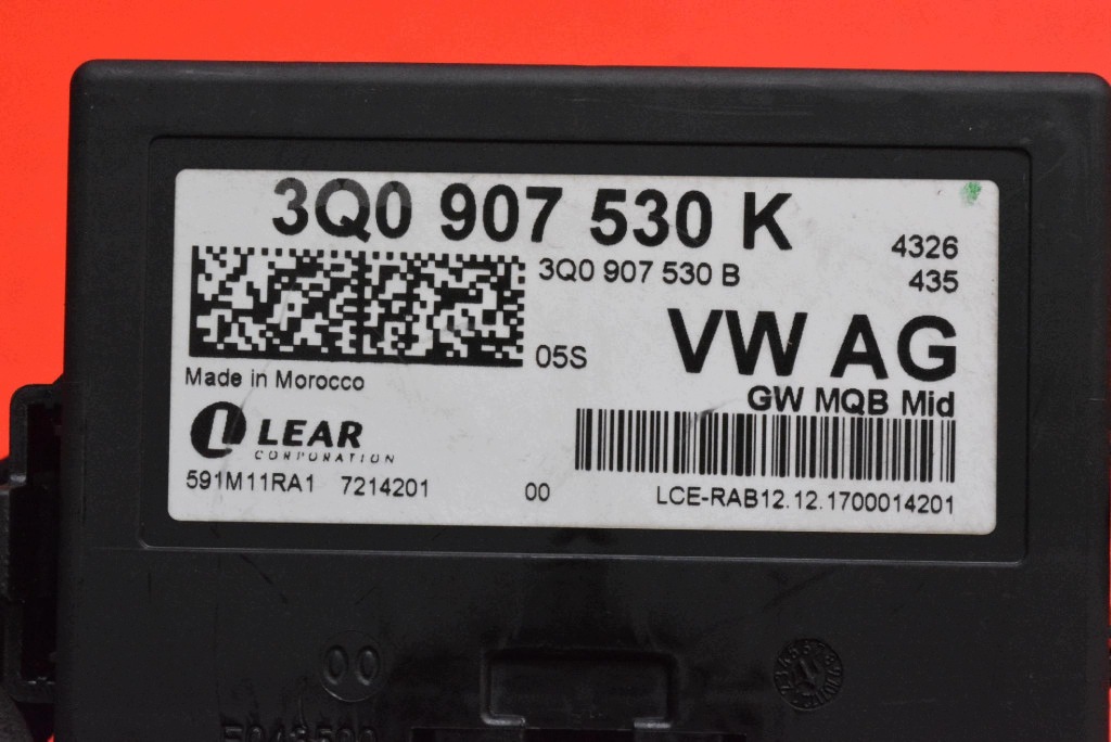 control unit module GATEWAY 3Q0907530K SKODA OCTAVIA 3 III 1.6 TDI 116 KM 17-20