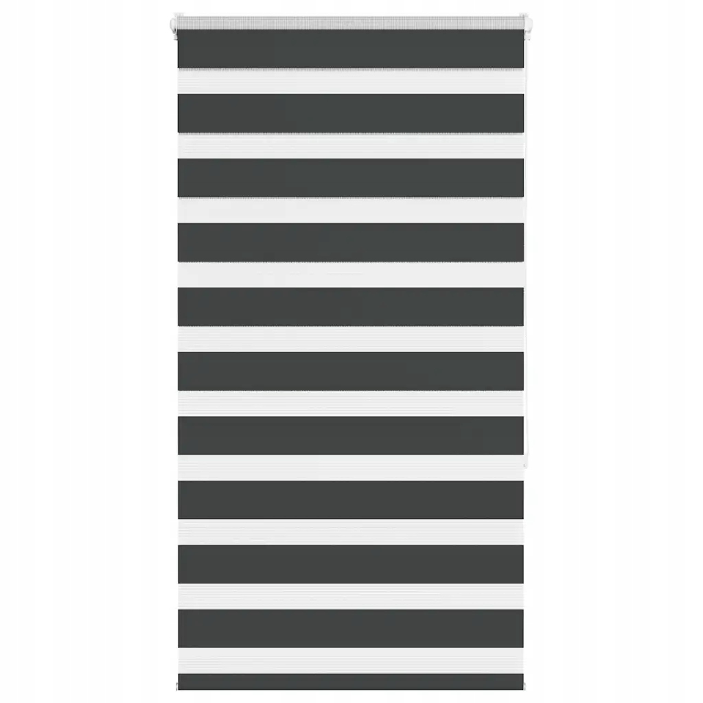 Zebra roleta černá 80x150 cm šířka látky 75,9 cm polyester Černý 4014231