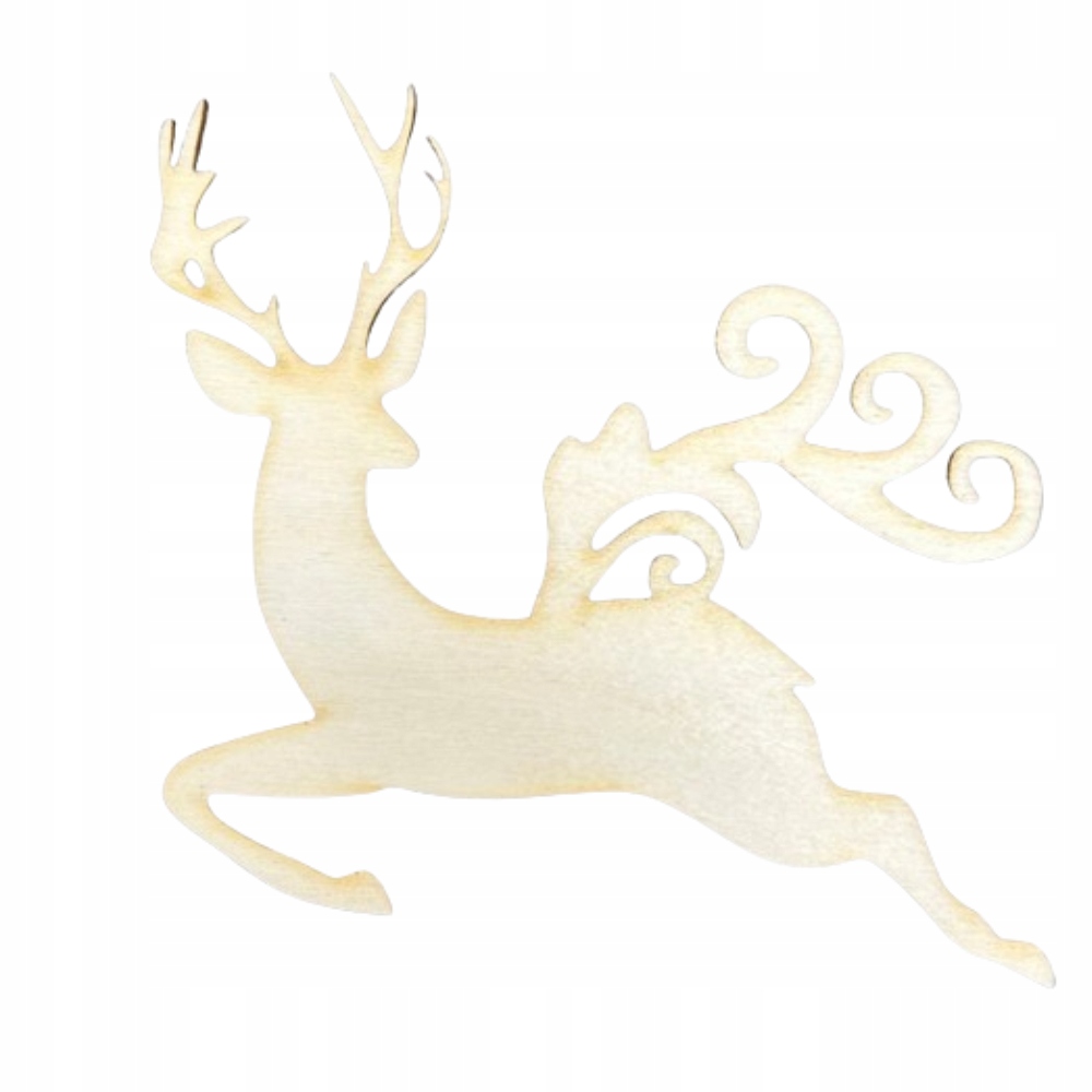 Dekor ze Sklejki Renifer Dekoracja do Decoupage