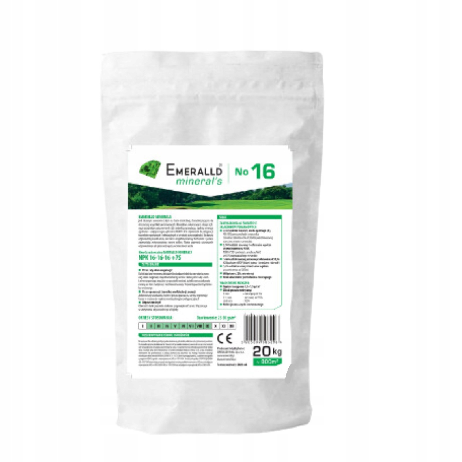 Vícesložkové minerální hnojivo Emeralld Minerals Complex No16 Npk 20 kg