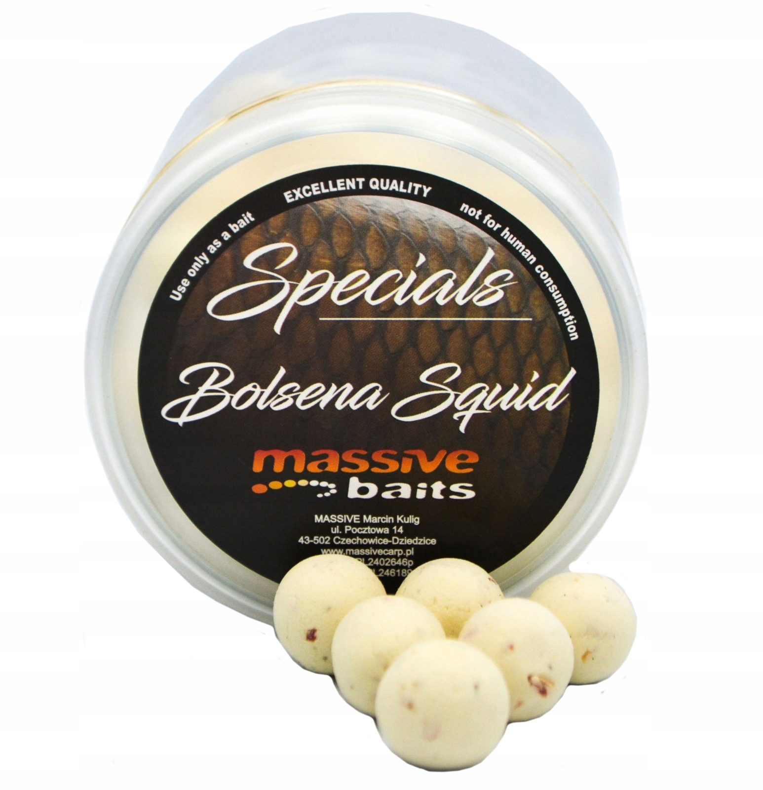 Massive Baits Pop-Up Bolsena Squid 14mm