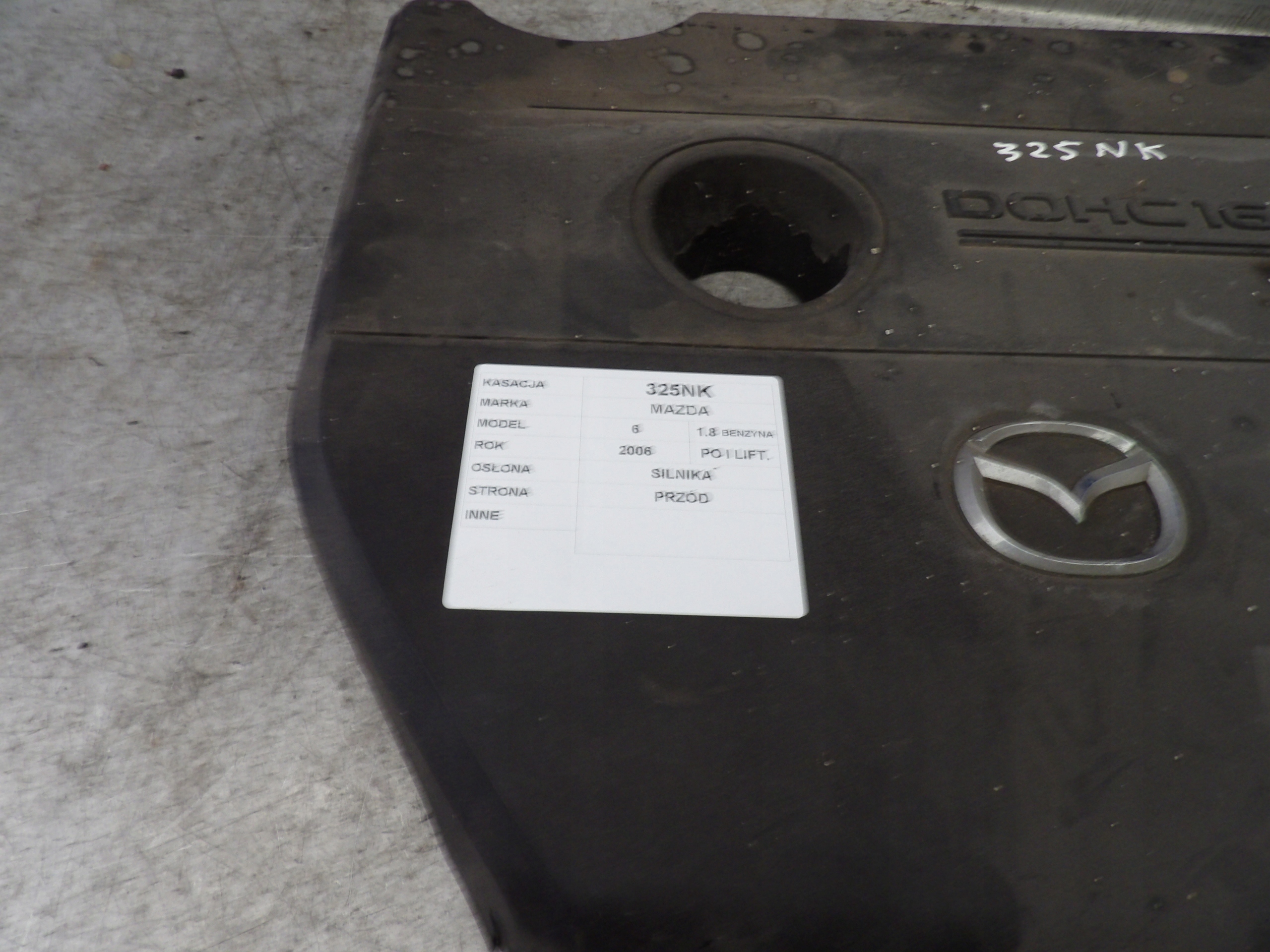 Mazda 6 motor cover L829102F L3G6102F