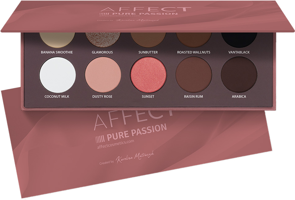 Affect Pure Passion Palette Paleta 10 cieni