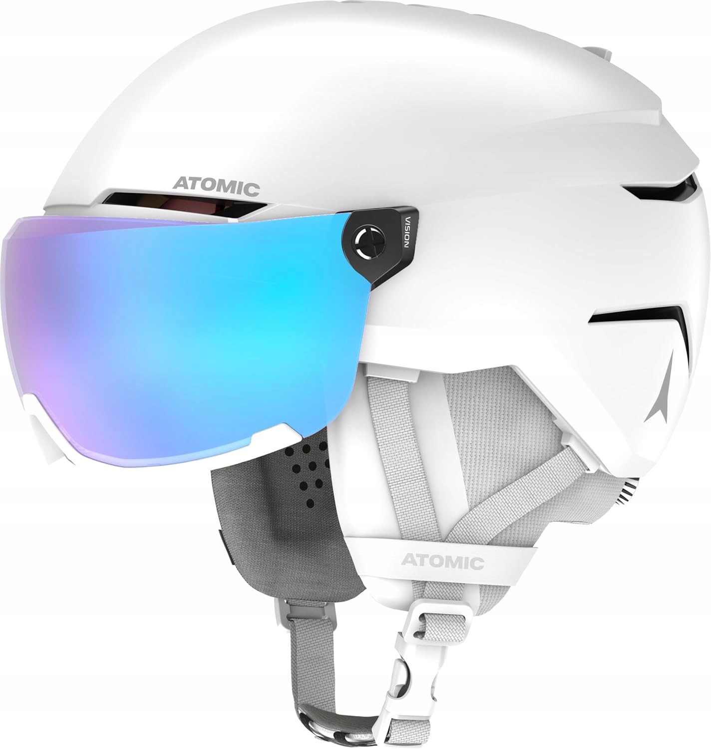 Kask narciarski Atomic Savor Visor Stereo White Heather L 59-63cm