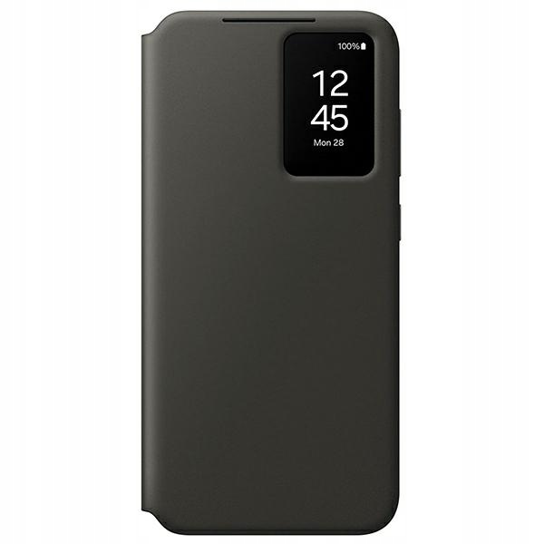 Puzdro Samsung EF-ZS721CBEGWW S24 Fe čierne/čierne Smart View Wallet Case