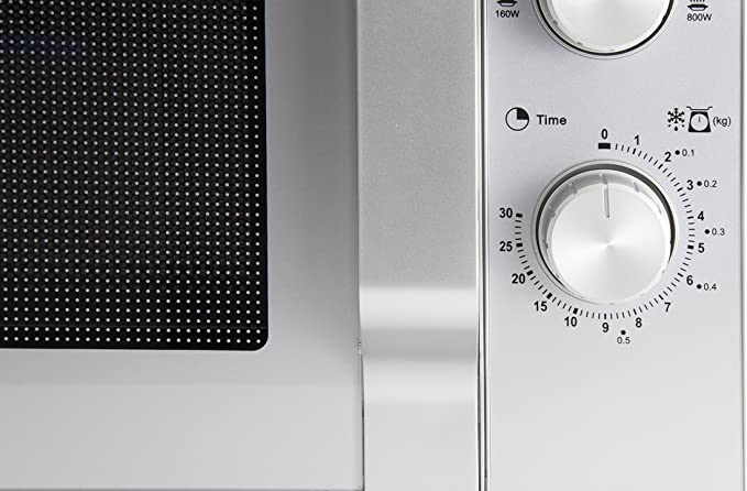 Kuchenka mikrofalowa Sharp R204S 800W srebrna OUTL Sterowanie mechaniczne