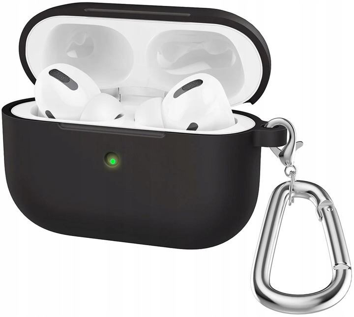 Etui RabbitMob do Apple AirPods Pro 3 z karabińczykiem, Case | Czarne