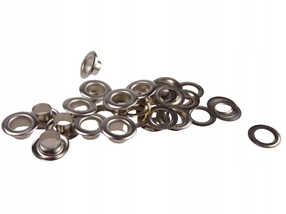 Oczka metalowe kaletnicze 8 15 6 mm 1000 sztuk