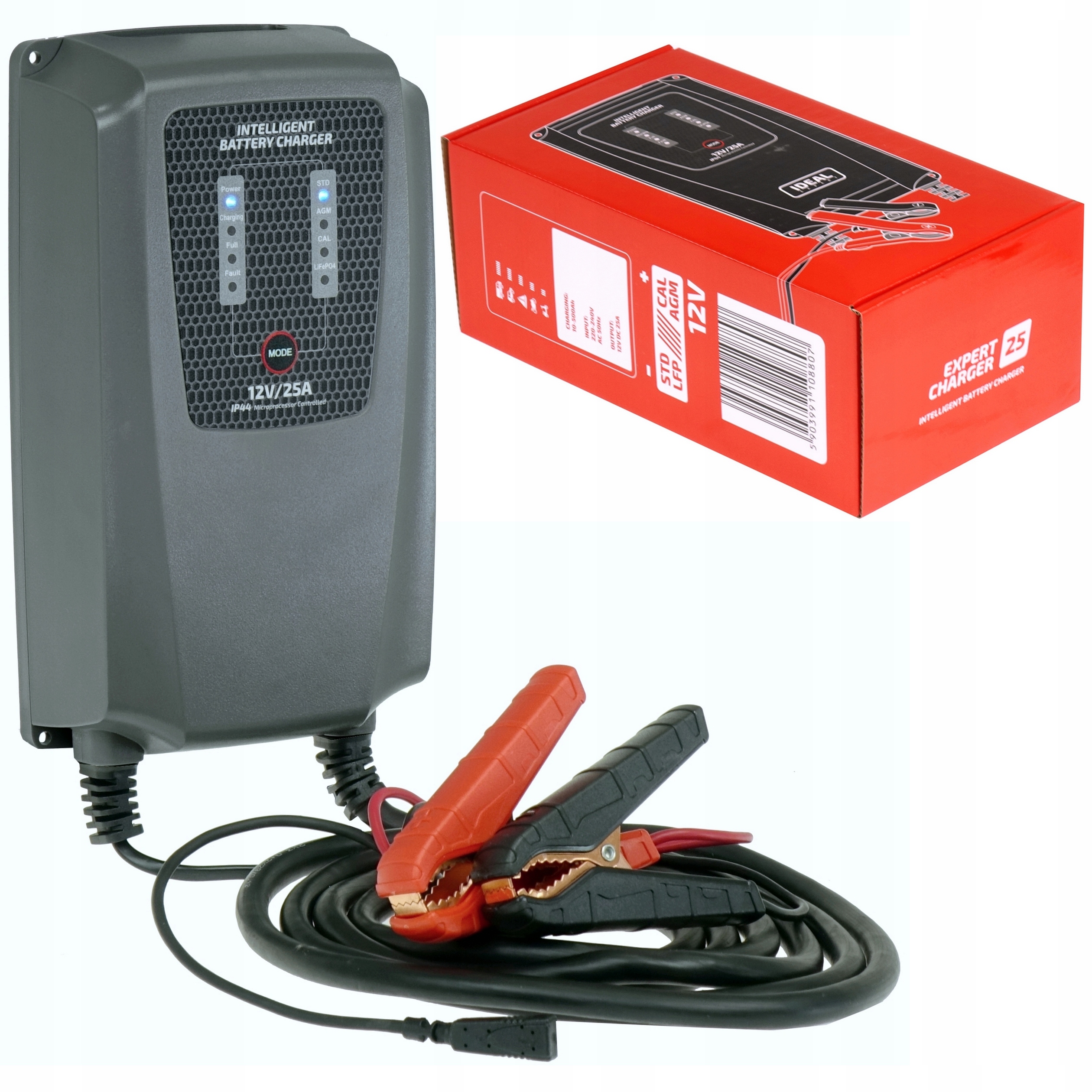 Prostownik Ideal Expert Charger 25 12V auto Lfp Agm Gel