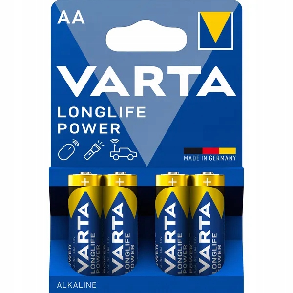 4x Aa LR6 Baterie Bateria Paluszki Varta 1,5 V