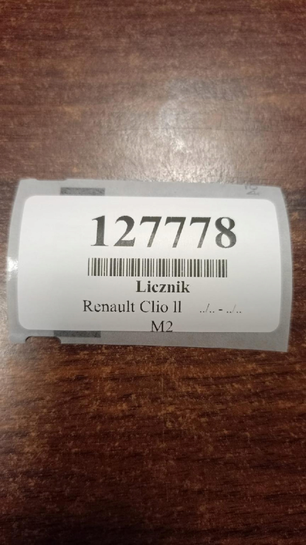 RENAULT CLIO II 1.2 dials P8200276531