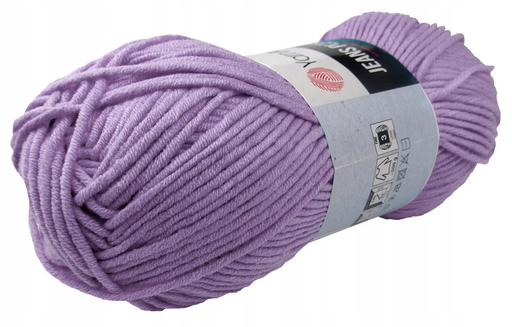 Włóczka Jeans Plus 89 Jasy Fiolet 100g 160m 15192
