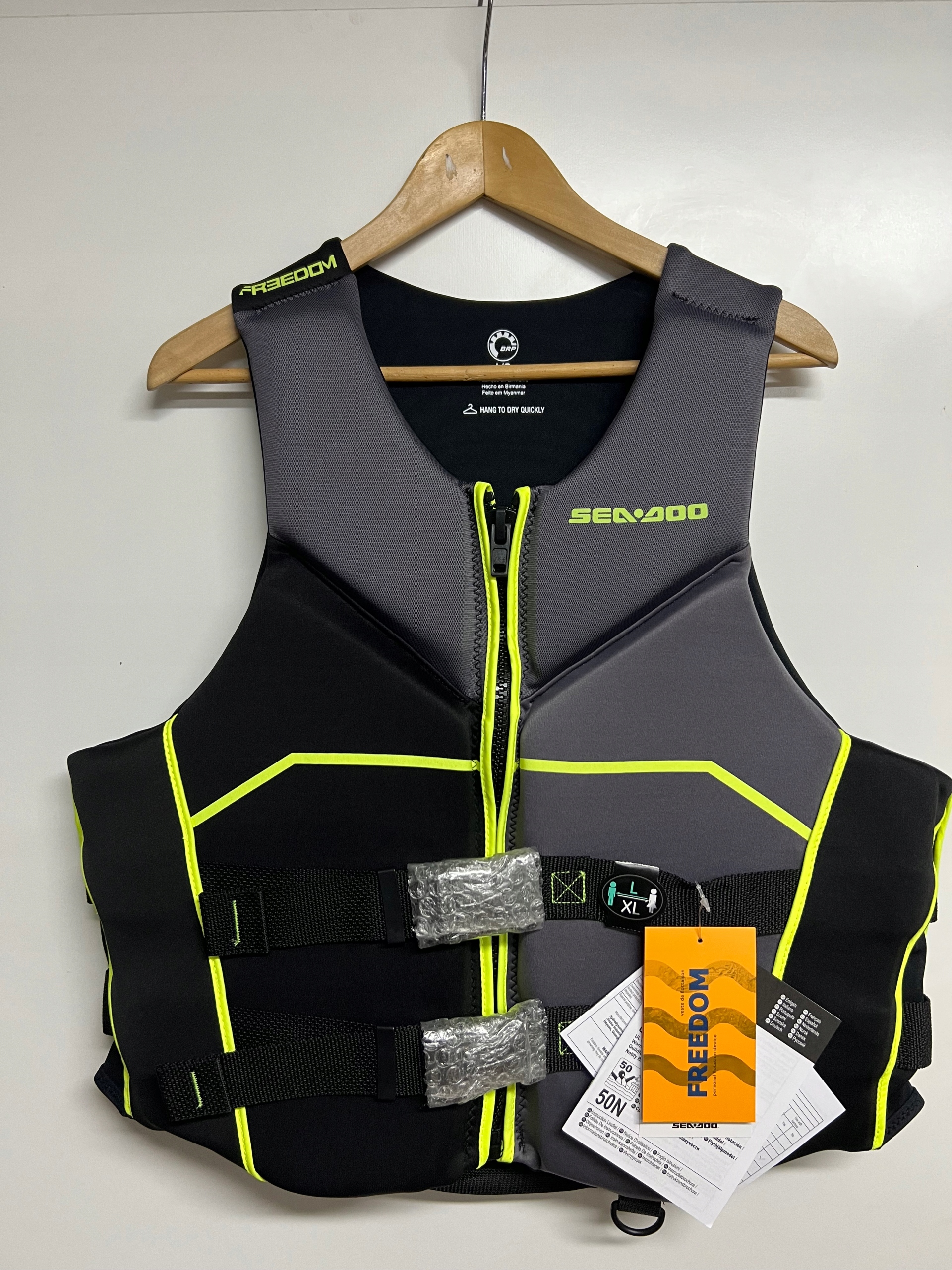 Kapok neopren kamizelka Sea-Doo Freedom Black 2XL