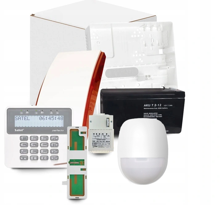 ZESTAW ALARMOWY SATEL PERFECTA GSM 6 CZUJKA PET Stan opakowania oryginalne