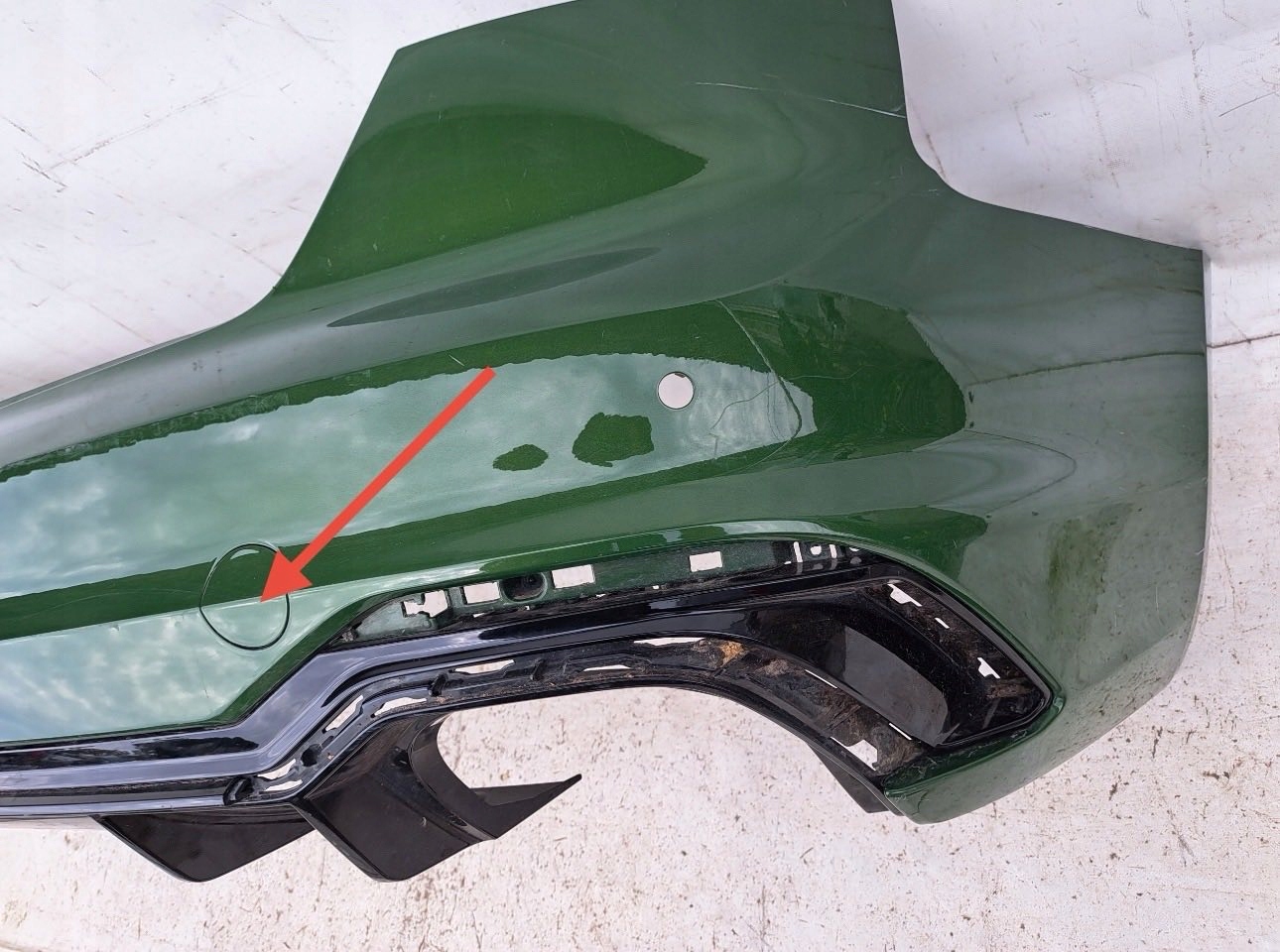 AUDI A5 RS5 8W6 B9 COUPE 2017-> spoiler bumper rear part 8W6807441B