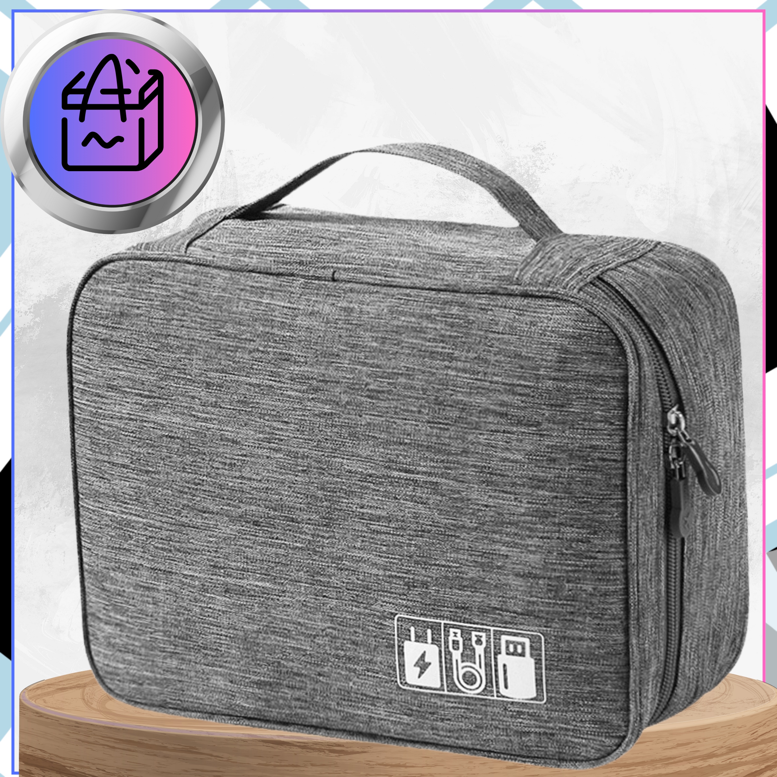 Organizer na kable ładowarki podróżna torba ETUI elektronikę pojemnik Marka Inna