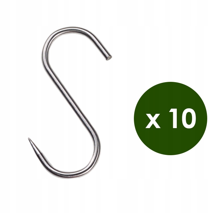 Odolné háky z nerezové oceli do 90 kg Landig, sada ks