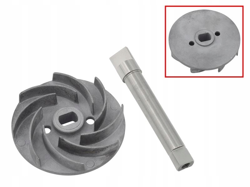 Bronco Hriadeľ A Rotor Vodného Čerpadla Polaris Rr 900 11-15, Rr 1000 14-15
