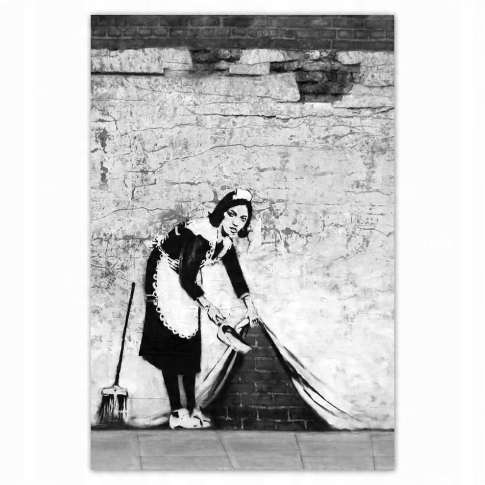 

Plakaty 40x60 Banksy Pokojówka Grafiti