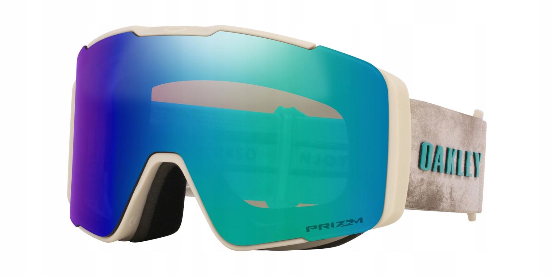 Unisex lyžařské brýle Oakley Line Miner Pro M béžové OO7137-14