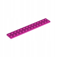 

Lego Płytka 2x14 Dark Pink 91988 6054390 New