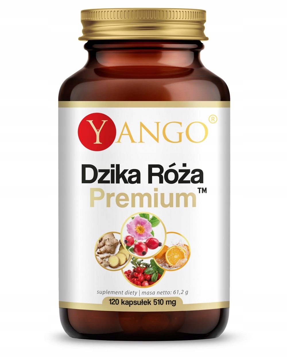 

Dzika róża Premium Żurawina Witamina C 120k Yango