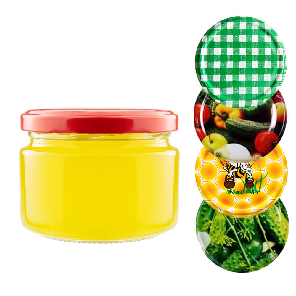 

5sztuk Słoik Poma 265ML Z Zakrętką Miód Dżem