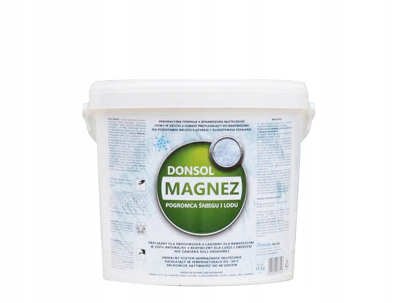 

Donsol Magnez 10kg zielony antylód chlorek magnezu