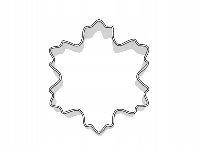 

Foremka do małych ciastek śnieżynka 4,7 cm płatek
