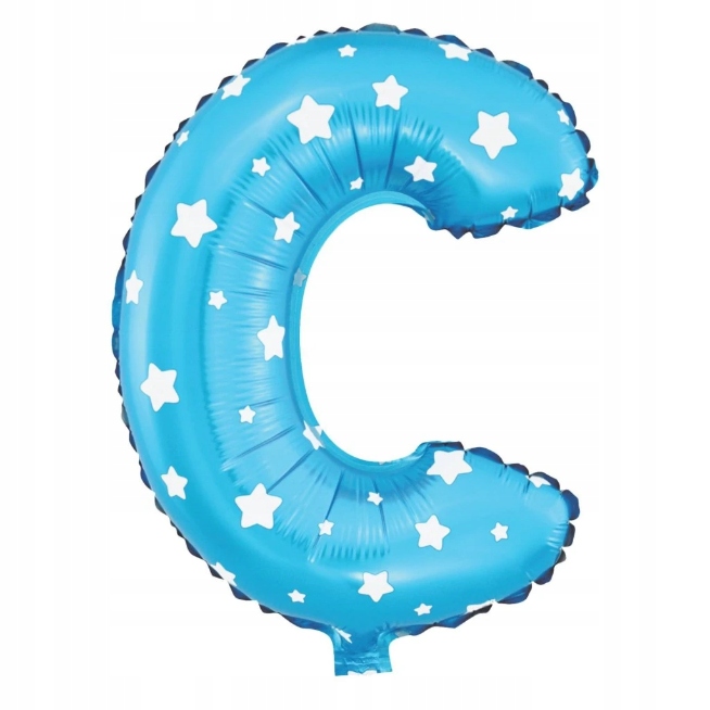 

Balon foliowy niebieski 40cm Litera C